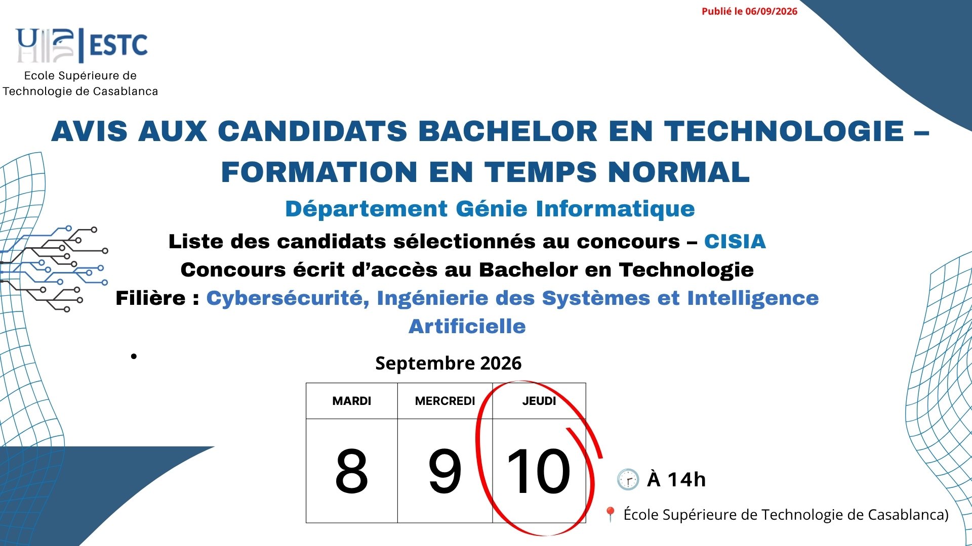 Bleu et Blanc Flèche Graphique Présentation (4)